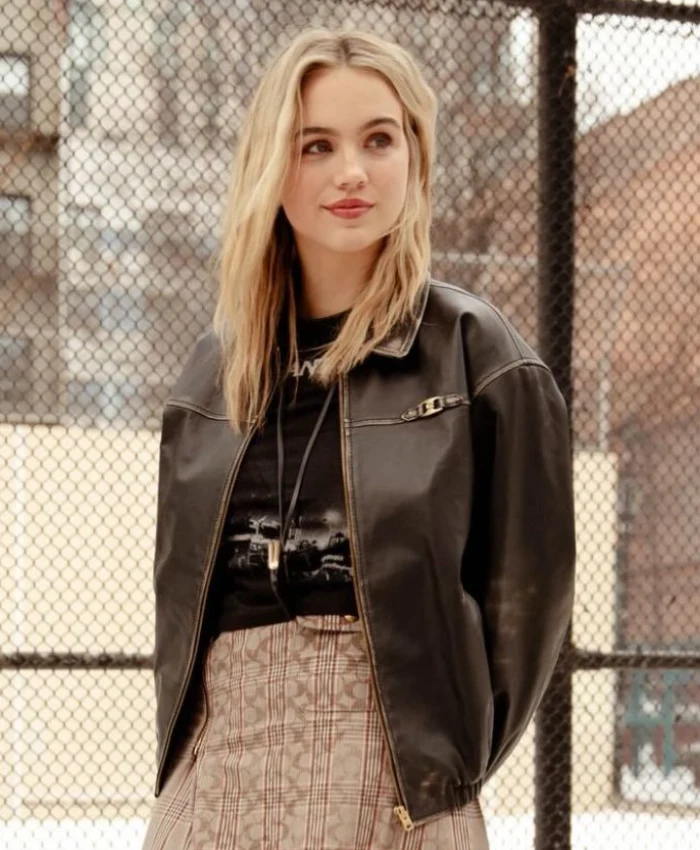 NYFW 2026 Emma Brooks Leather Bomber