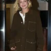 New York Fashion Week Gigi Hadid Brown Jacket