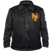 New York Giants 1954 Satin Windbreaker Black Jacket