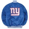 New York Giants Bomber MA 1 Royal Bomber Jacket