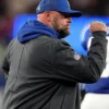 New York Giants Brian Daboll Black Bomber Jacket