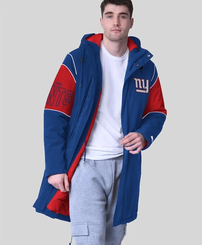 New York Giants Starter Dynasty Polyfill Stadium Blue Jacket