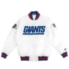 New York Giants White Satin Jacket