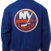 New York Islanders Royal Blue Wool Varsity Jacket