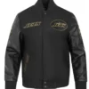 New York Jets Black Full Zip Varsity Jacket