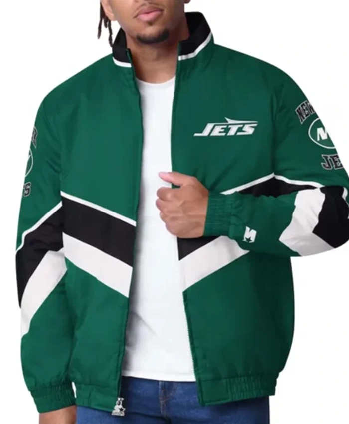 New York Jets Captain Green Bomber Jacket