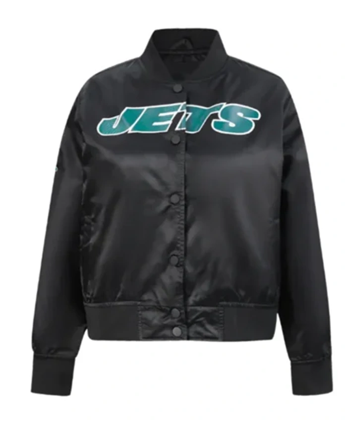 New York Jets Classic Black Varsity Jacket