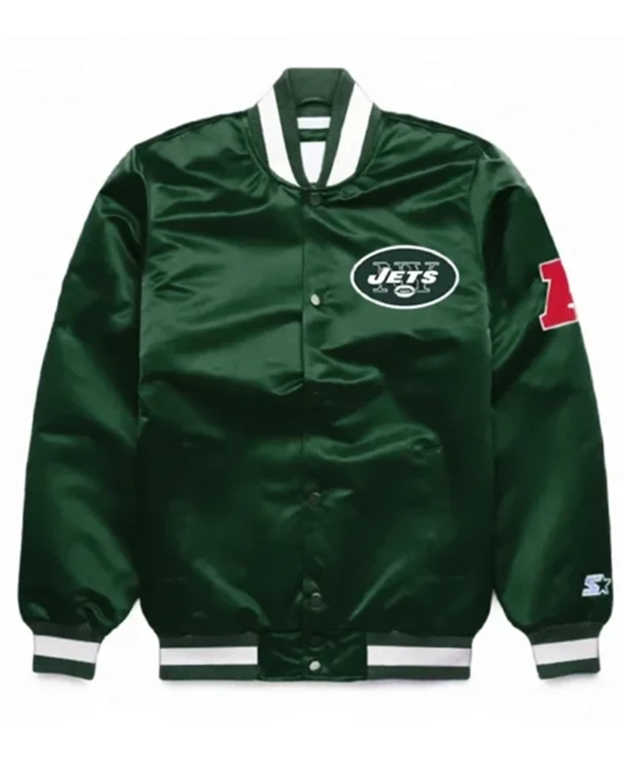 New York Jets Dark Green Varsity Jacket
