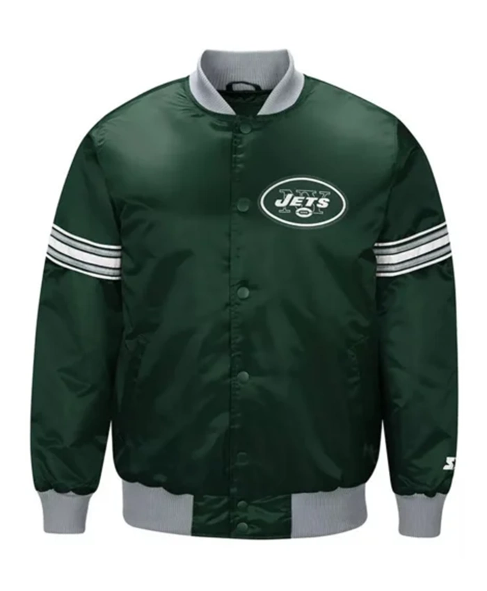 New York Jets Draft Pick Green Varsity Jacket