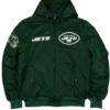 New York Jets Historic L 2B Hooded Bomber Jacket