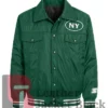 New York Jets Silver Tab Trucker Varsity Jacket 1