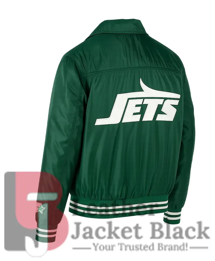 New York Jets Silver Tab Trucker Varsity Jacket