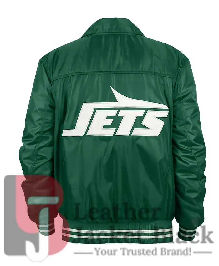 New York Jets Silver Tab Varsity Trucker Jacket