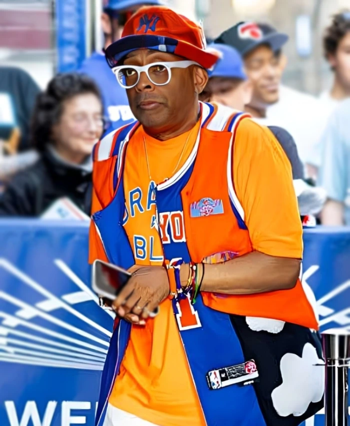 New York Knicks 2026 Spike Lee Orange And Blue Vest