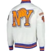 New York Knicks 2x Finals Champions Mash Up White Capsule Jacket