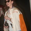 New York Knicks Anne Hathaway Varsity Jacket For Unisex