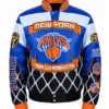 New York Knicks Championship Parade and Ceremony 2026 Karl Anthony Towns Knicks Leather Jacket