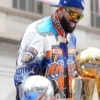 New York Knicks Championship Parade and Ceremony 2026 Towns Knicks Leather Jacket