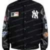 New York Yankees Varsity Letterman Black Jacket