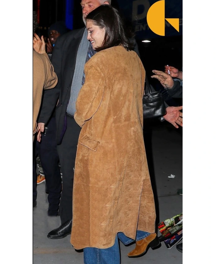 New York Knicks Game Selena Gomez Double Breasted Coat