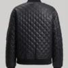 Nia Jax WWE Smackdown 2026 Lina Fanene Quilted Bomber Leather Jacket