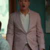 Nicholas TV Series Loot S03 Joel Kim Booster Pink Printed Blazer