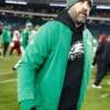 Nick Sirianni Eagles Green Bomber Jacket