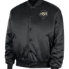 Nike X NBA All Star Game 2026 Black Full Snap Satin Jacket