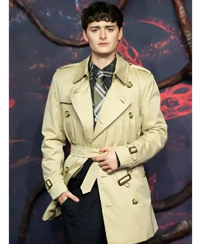 Noah Schnapp UK Special Screening Stranger Things S5 Trench Coat - Image 2
