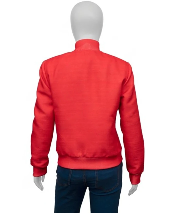 Nobody Wants This Kristen Bell Red Tweed Jacket