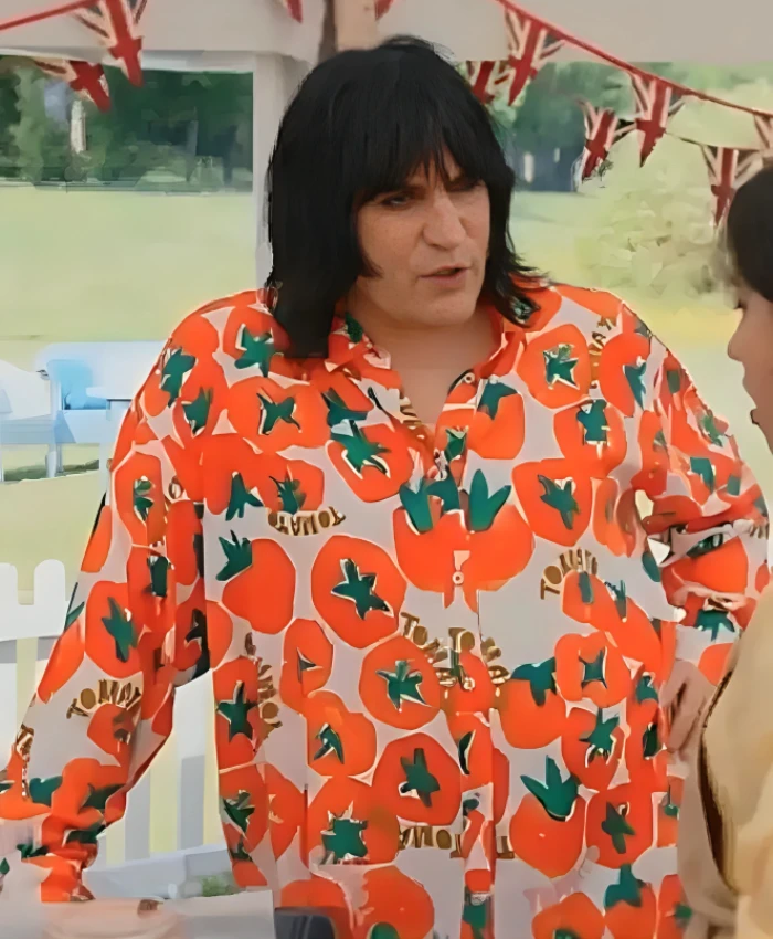 Noel Fielding Great British Bake Off S16 Tomato Printed Shirt