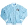 North Carolina Tar Heels Vintage Rameses Sky Blue Bomber Jacket