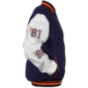 Ny Islanders Championship Navy And White Varsity Jacket