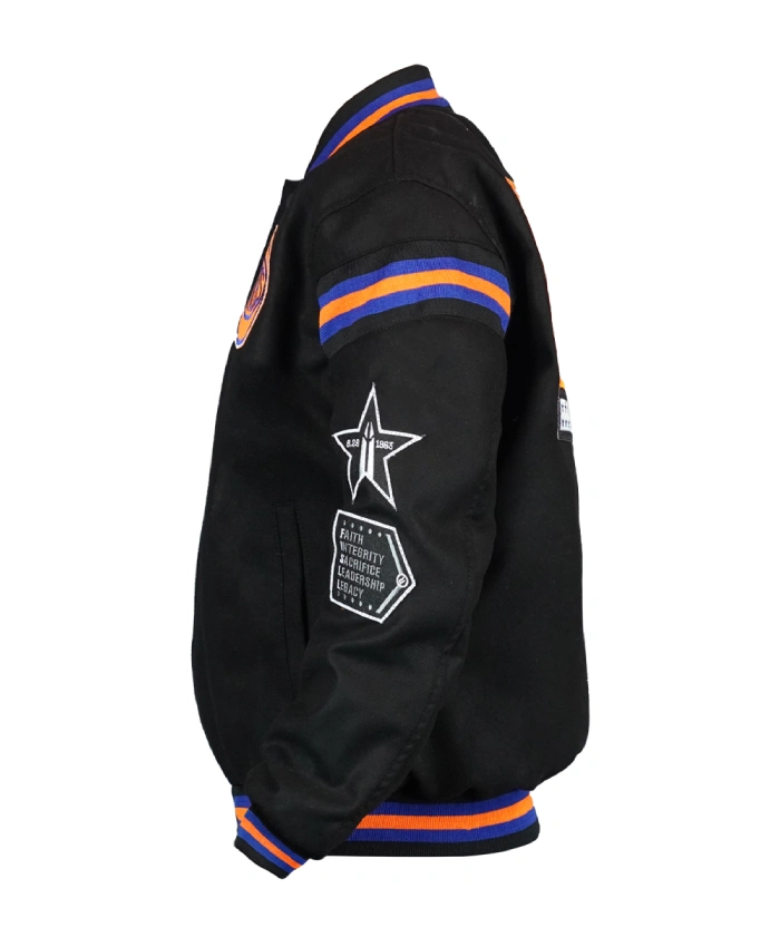 Ny Knicks Black Flight Dream History Collection Jacket On Sale