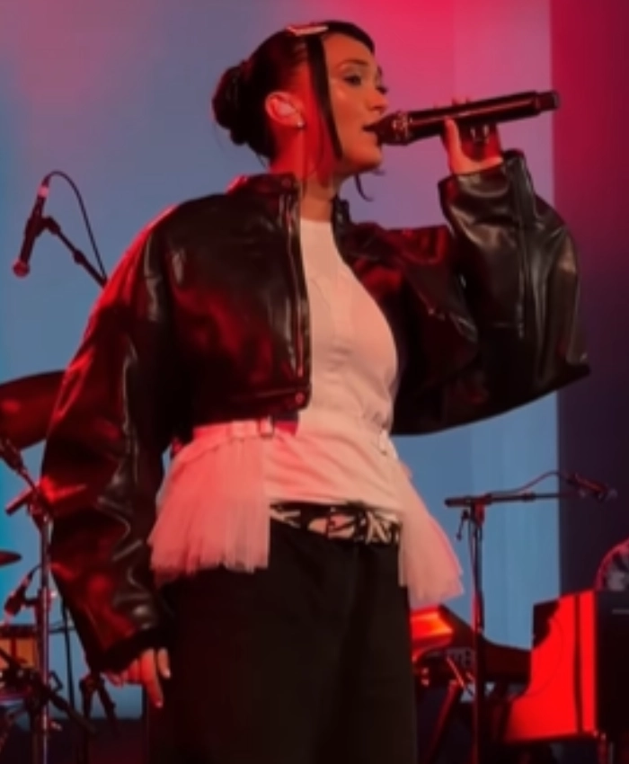 O2 Academy Birmingham Concert Joy Crookes Leather Jacket