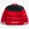 OFF Season X NFL San Francisco 49ers Red And Black Puffer Jacket