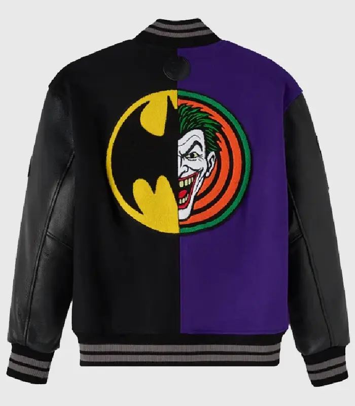 OVO Batman X The Joker Split Varsity Jacket For Sale