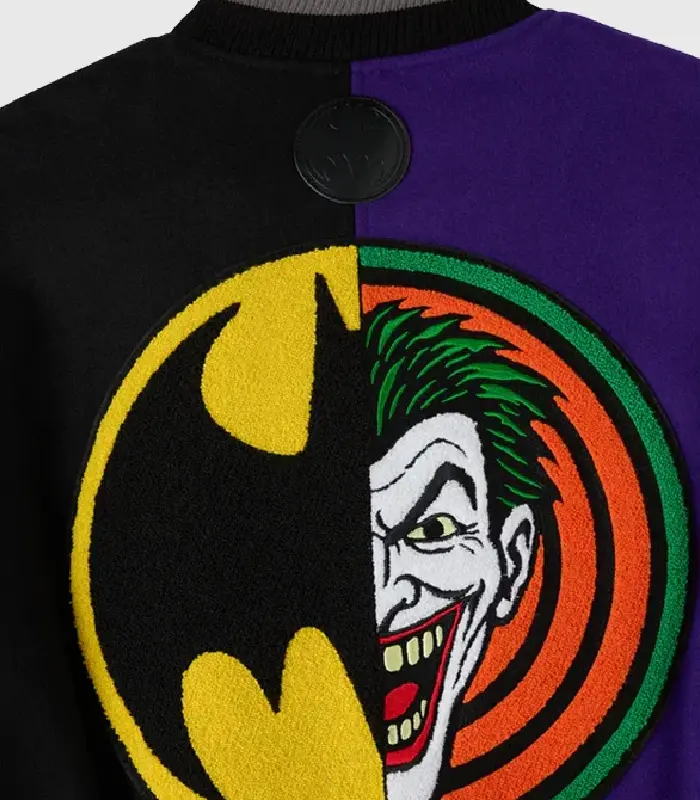 OVO Batman X The Joker Split Varsity Jacket