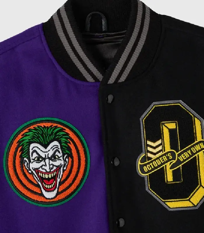 OVO Batman X The Joker Split Varsity Jackets