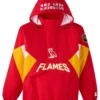 OVO Calgary Flames Hooded Half Zip Red Jacket