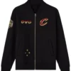 OVO Cleveland Cavaliers Full Zip Black Bomber Jacket