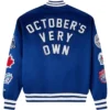 OVO X NE X MLB Toronto Varsity Jacket