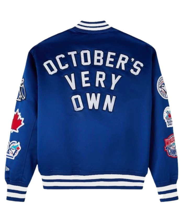 OVO X NE X MLB Toronto Varsity Jacket