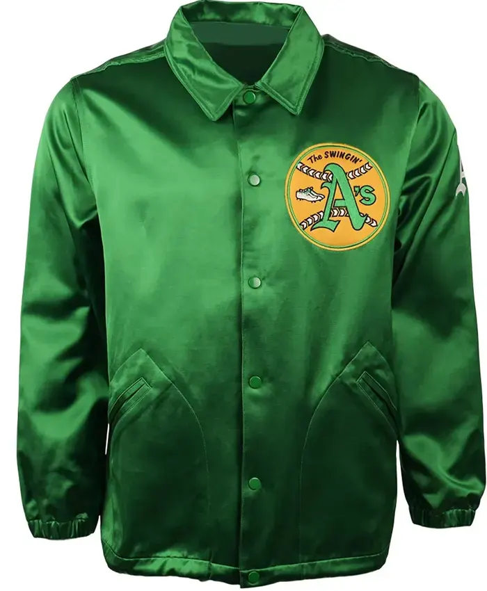 Oakland As 1971 Green Windbreaker Jacket