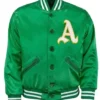 Oakland Athletics 1968 Varsity Jacket In Green