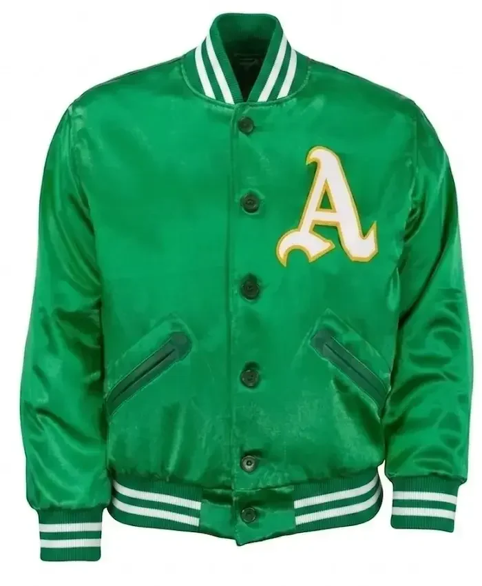 Oakland Athletics 1968 Varsity Jacket In Green