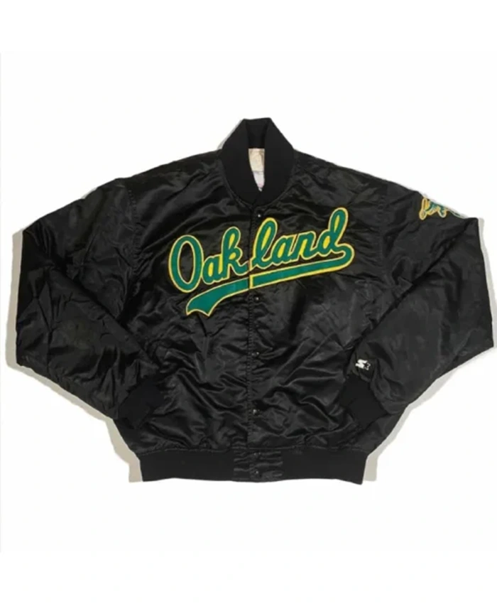Oakland Athletics 90s Script Varsity Jacket