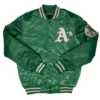 Oakland Athletics Anniversary Green Varsity Jacket