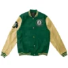 Oakland Athletics Elephant Yellow And Green Varsity Jacket