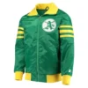 Oakland Athletics The Captain III Cooperstown Collection Kelly Green Jacket